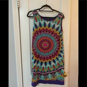 Nichole Miller Mandala Print Dress M